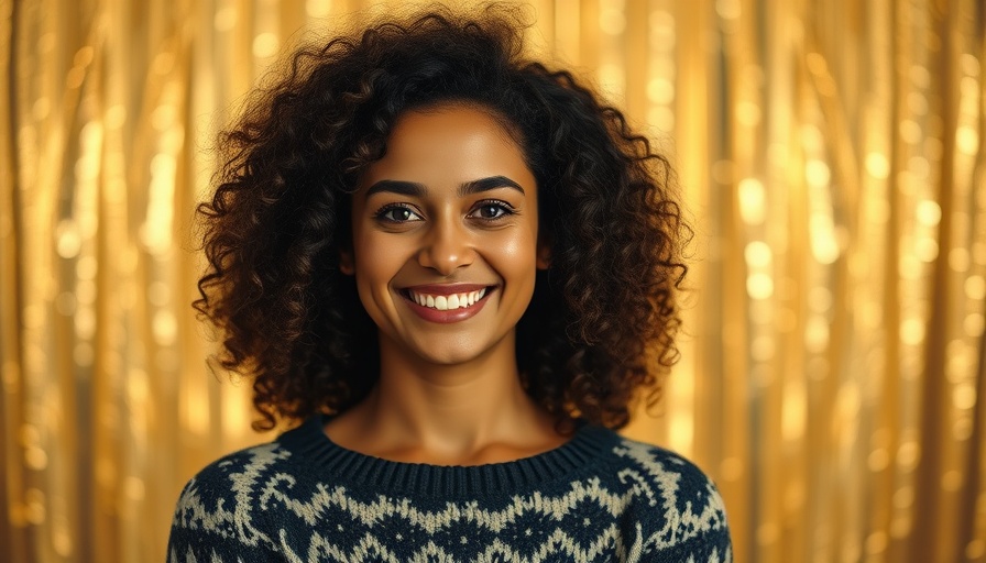 Smiling woman in a patterned sweater, representing accessible healthcare in Memphis.