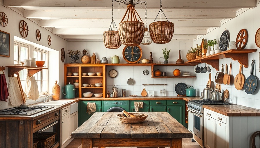 Charming vintage kitchen remodel with rustic nautical decor.