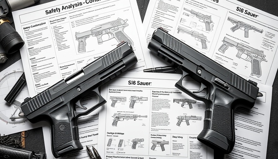 Sig Sauer M18 pistols with safety documents and diagrams.