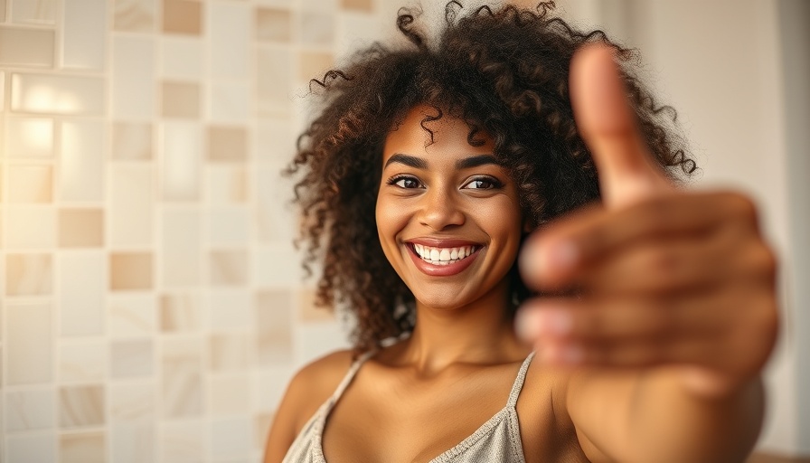 Confident woman indoors, warm smile, MidSouth safety tips