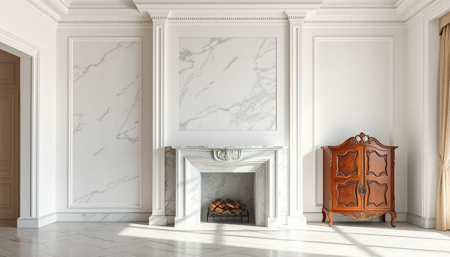 Elegant interior with barely-there paint colors and vintage decor.