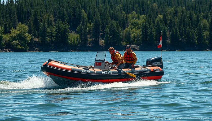Tennessee River boating safety with Hardin County Fire Department on the river.