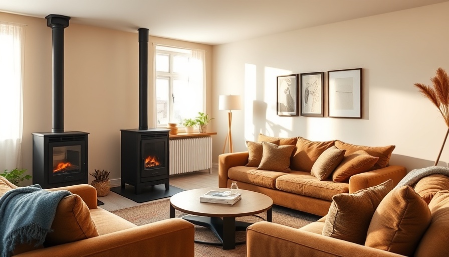 Contemporary living room in Dorset beach house with plush brown seating.