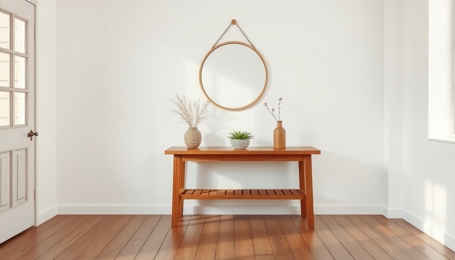 Minimalist rustic room showcasing wellness home decor trends.