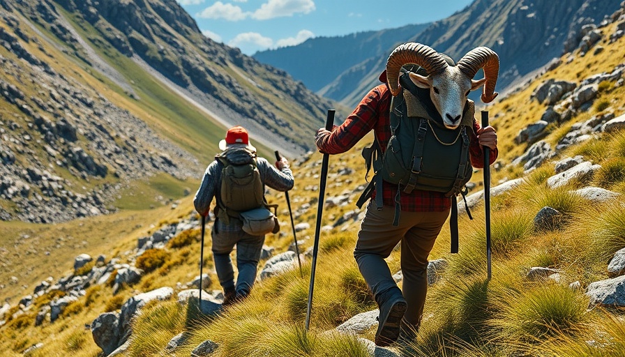 Hunters with backpacks hiking mountain terrain - best hunting backpacks