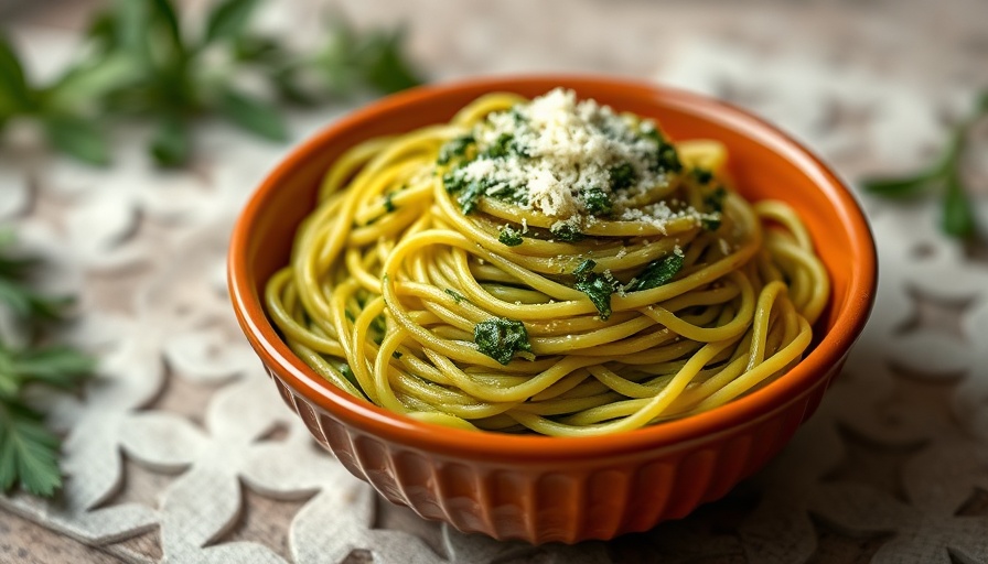 Ecco Spaghetti alla Pesto Health Benefits: Tasty pesto pasta.