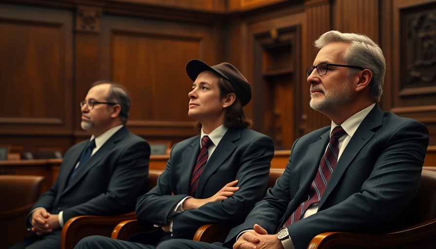 Individuals in courtroom during Tyre Nichols case federal trial.