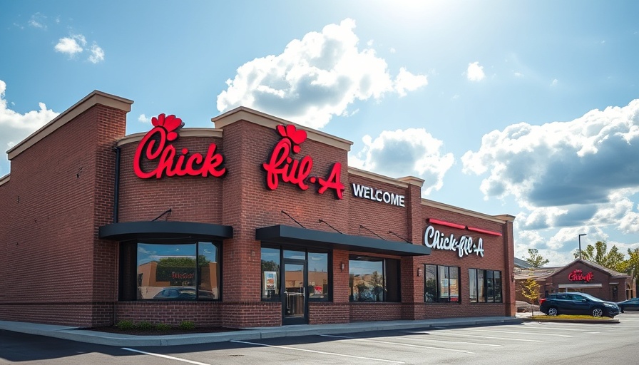 Chick-fil-A Union Avenue brick building under sunny sky