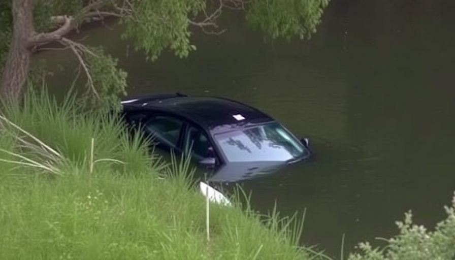 Dive teams searching for an infant after a car went into Trinity River