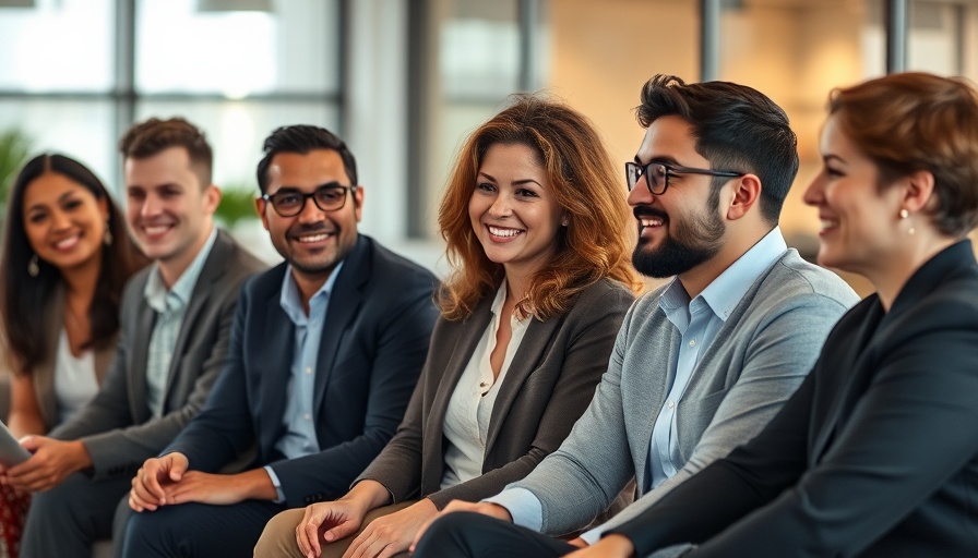 Diverse team in a meeting showcasing empathetic leadership.