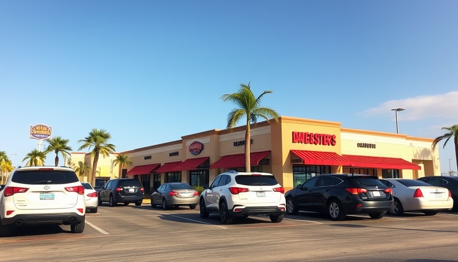 San Antonio News: Dave & Buster's parking lot scene during the day.