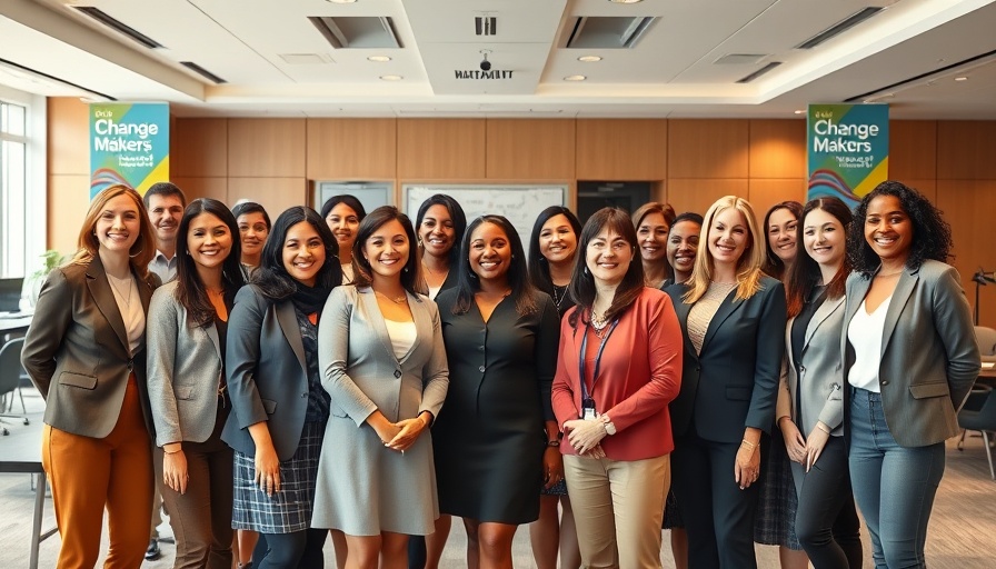 Diverse group of women in health care leadership in El Paso, posing confidently.