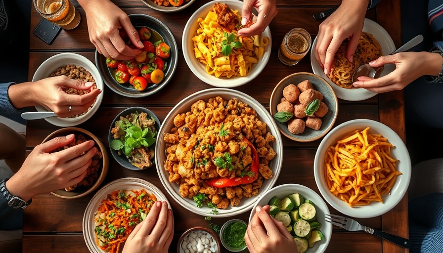 San Antonio News features vibrant Middle Eastern cuisine spread.