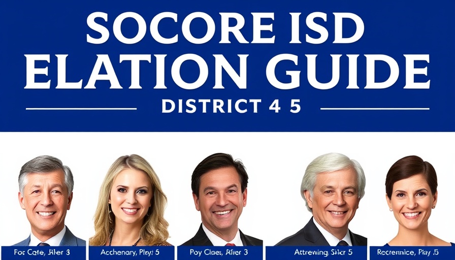 Socorro ISD Election candidate portraits for Districts 4 and 5, May 3, 2025.