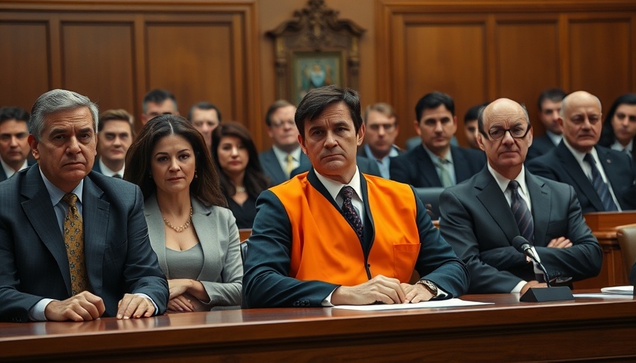 Courtroom scene during Walmart mass shooter sentencing.