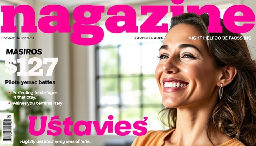 Impact of tariffs on businesses magazine cover with a confident woman.