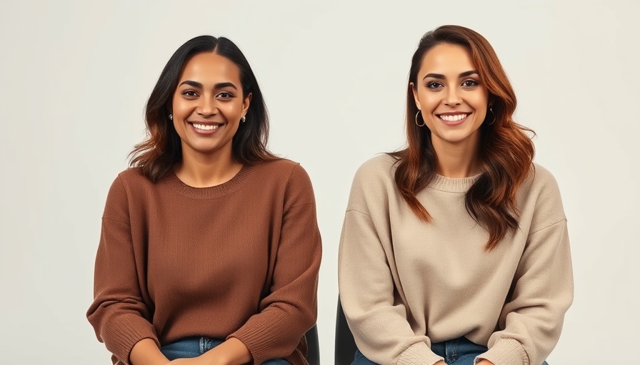 Two women smiling, featured in San Antonio News studio.