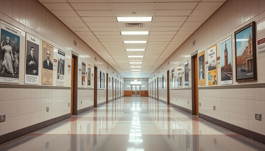 Empty school hallway depicting EPISD elections and school board changes