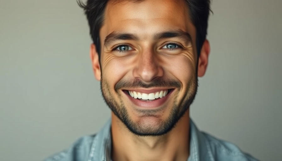 Portrait of a smiling man in casual attire.