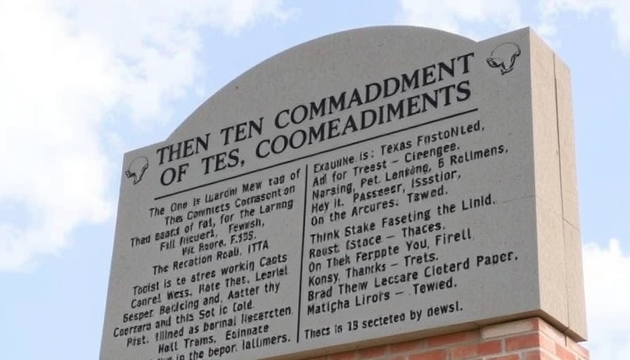 Texas bill requiring Ten Commandments in public schools headed to governor's desk