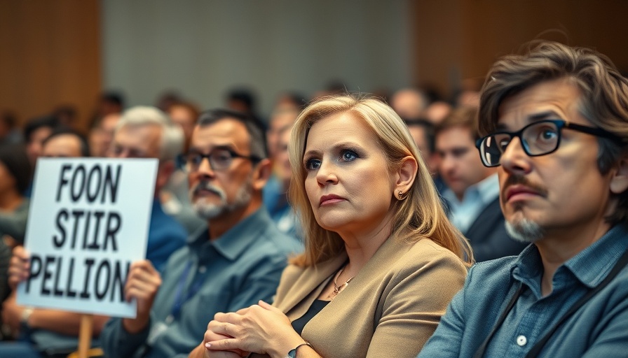 Concerned individuals with signs at Ysleta ISD budget deficit meeting.