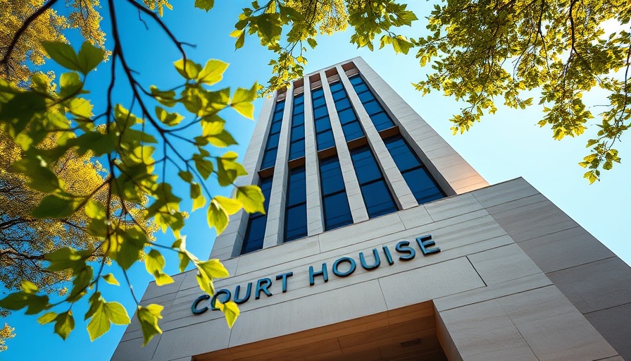 Courthouse building related to Alien Enemies Act Venezuelans.
