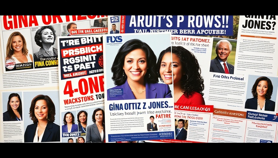 San Antonio News: Political flyers featuring Gina Ortiz Jones.