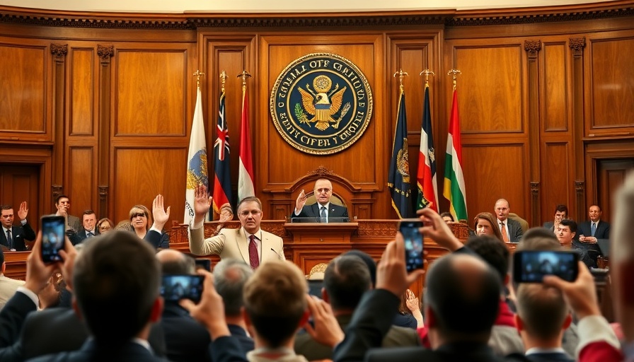 Officials taking oath in wood-paneled government chamber, San Antonio News.