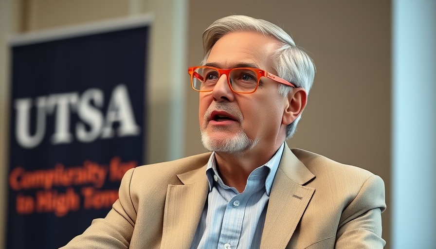 UTSA and UT Health San Antonio merger discussion by a speaker.