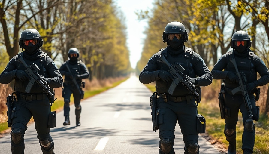Tactical officers on rural road responding to Idaho incident