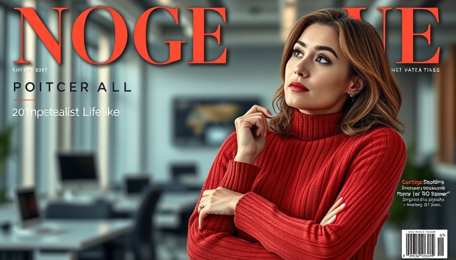 Magazine cover featuring a woman in a red sweater for how to create better prompts for ChatGPT.