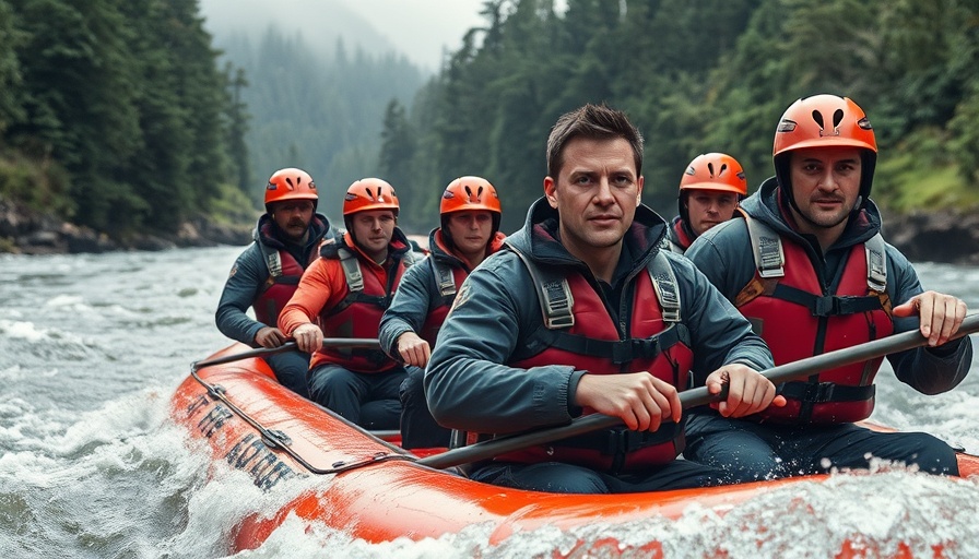Rescue team navigating a river in San Antonio News report