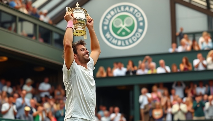Iga Swiatek celebrating Wimbledon title victory.