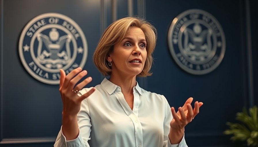 El Paso migrant detention oversight discussion by woman gesturing.