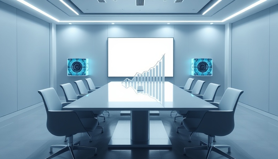 AI notetakers in business meeting visualized as futuristic cubes.