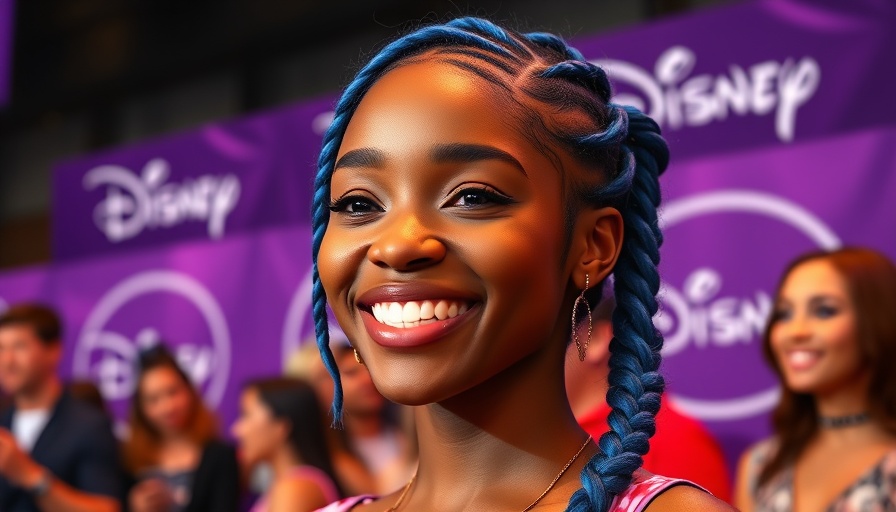 Grey's Anatomy milestone Alexis Floyd smiling at Disney event.
