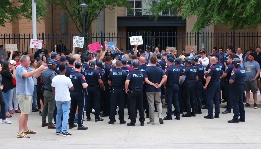 Crowd gathers outside county jail after Dallas Police arrests a dozen demonstrators