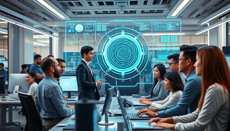 AI technology in modern customer service setting.
