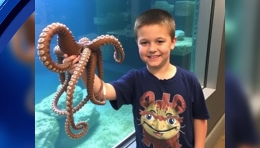 Boy injured when octopus grabbed his arm at Texas aquarium, his mom says