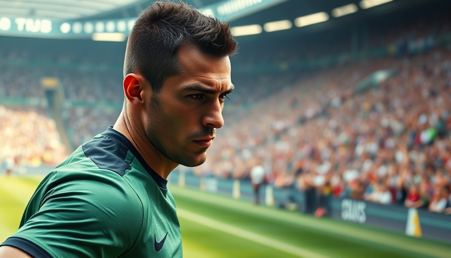 Soccer player demonstrating emotional intelligence in sports.