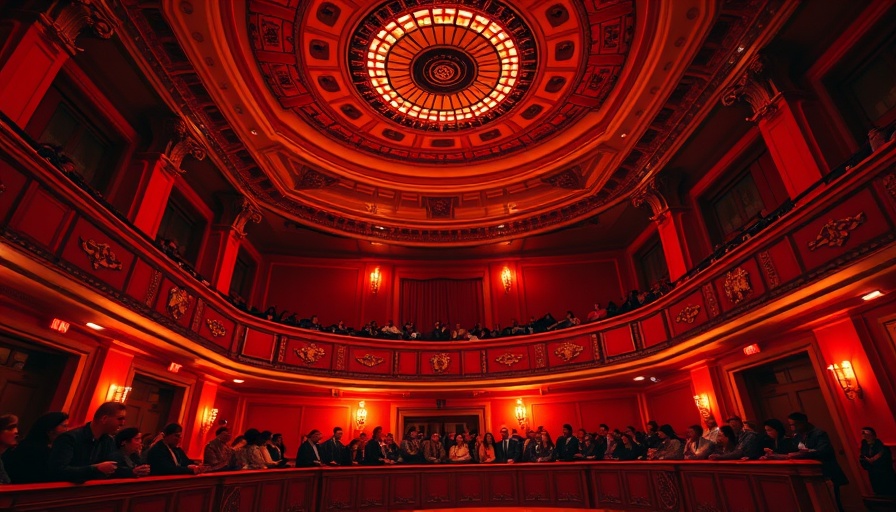 Kennedy Center auditorium during financial crisis, audience view.