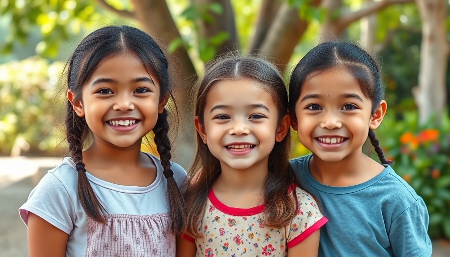 Two young girls smiling outdoors, symbolizing resilience in 'Texas flood survivors stories'.