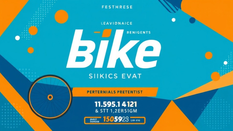 Shift 2025 Bike Event modern abstract digital poster