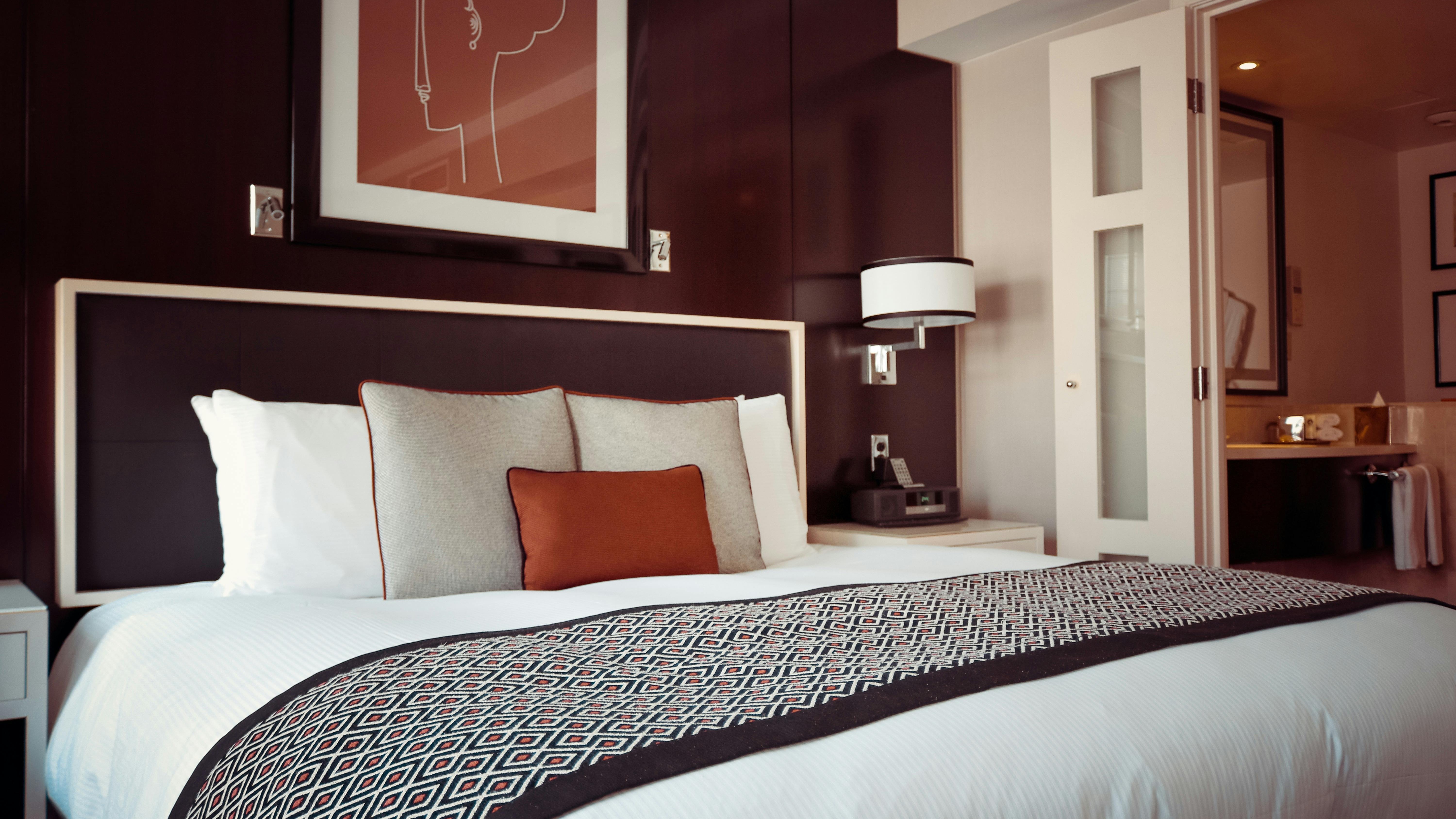Luxury hotel room