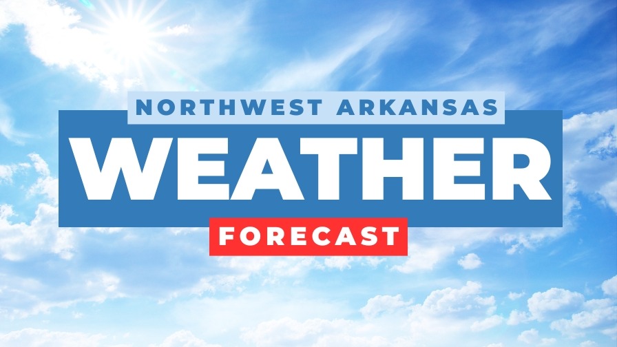 Latest Weather report with cloudy sky in urban Fayetteville.