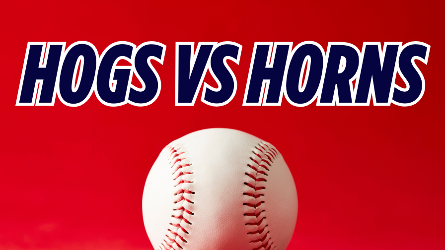 Arkansas Razorbacks vs Texas Longhorns 2023, baseball celebration