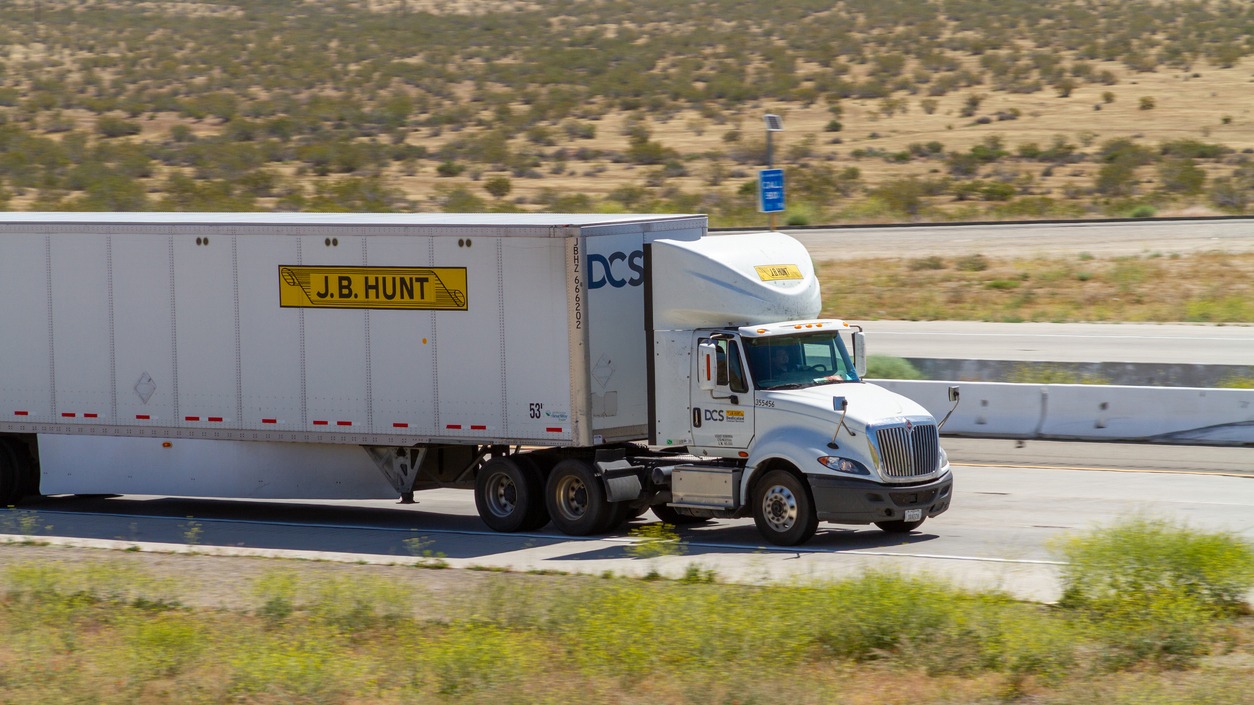 JB Hunt trucking company based in Northwest Arkansas