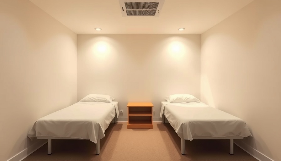 Northwest Arkansas Women's Shelter room with twin beds.
