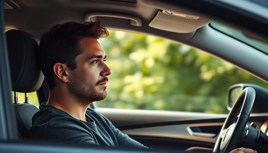 Man discussing Federal Grant for Trail Systems in Northwest Arkansas in a car.