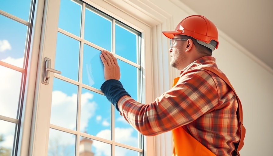 Installing double-pane windows for energy efficiency